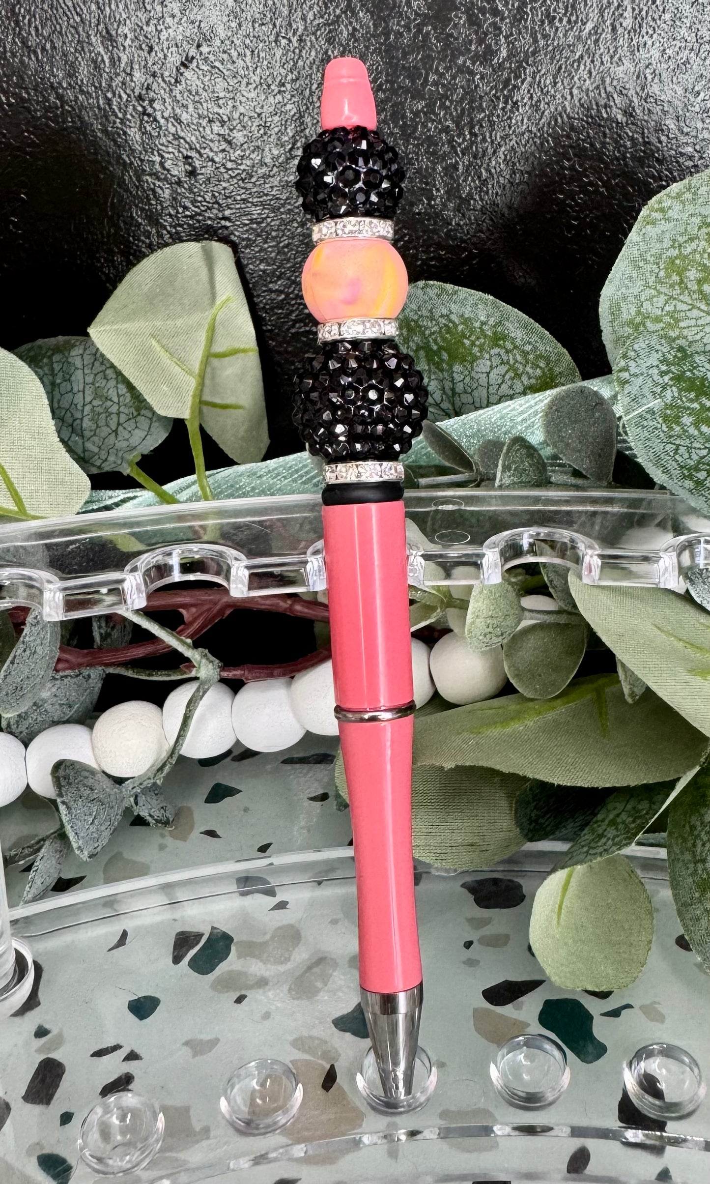 Coral Swirl Pen